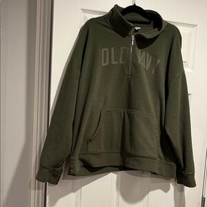 Old Navy Women’s  Olive Zip-Up Sweater